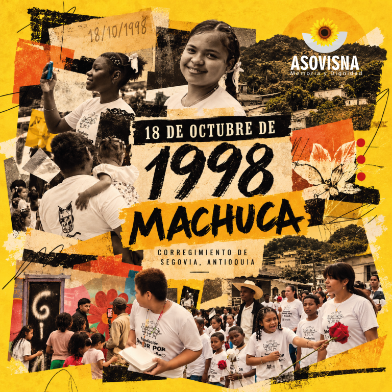 Machuca: cada flor es una forma de decir que no los hemos olvidado